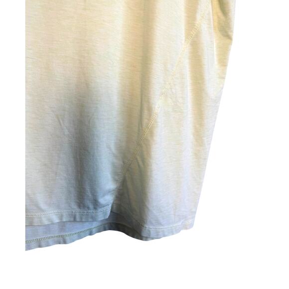 Pure Jill Fit Stretch Tee Yellow Green Short Sleeve Top Size Large - Picture 2 of 4